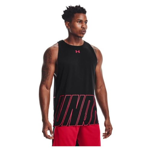 Under Armour Baseline 籃球背心 黑紅 雙面穿 M號 原價1280