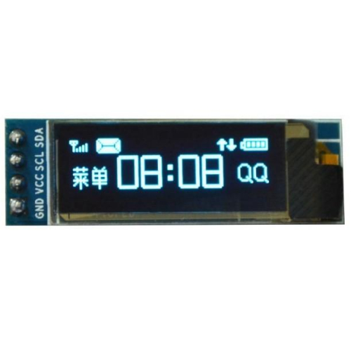 ►740◄藍色 0.91寸OLED顯示幕12832液晶屏0.91液晶模組 IIC I2C 提供程式原理