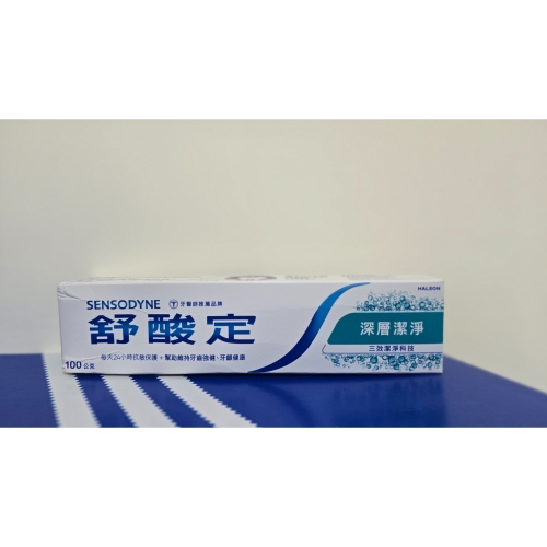 (外盒NG)舒酸定長效抗敏牙膏(深層潔淨100g