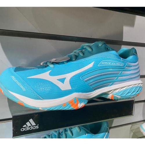 26 26.5 27 羽球世家) 美津濃Mizuno WAVE CLAW 寬楦3E 羽球鞋 71GA211011 天空藍