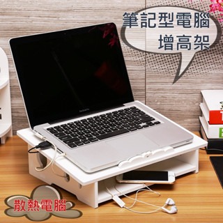 【iWork花屋】台灣現貨 筆記型電腦 增高架 DIY 散熱電腦支架顯示器支架收納置物架 高品質 收納 空間 筆電 電腦