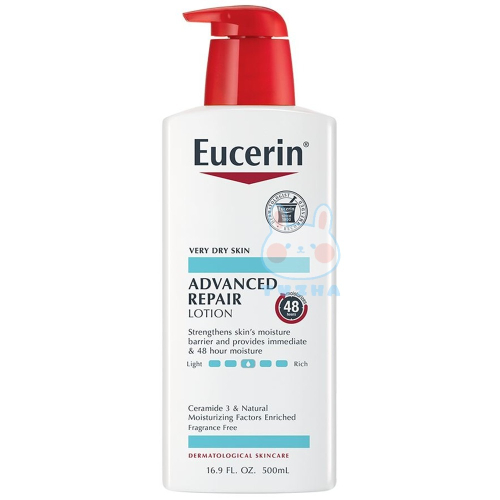 【Eucerin 伊思妮】高級修護保濕乳液(16.9oz/500ml)【7142】