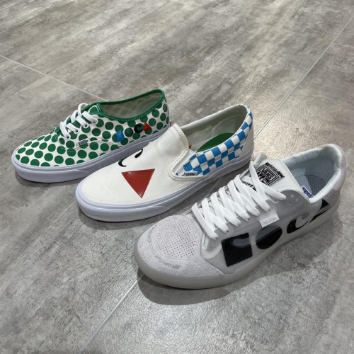 [unclev1966] Vans X MOCA 綠色 點點 象形符號 滑板鞋 魷魚遊戲 配色 男女款