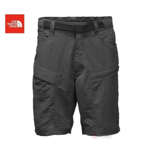 -滿3000免運-[雙和專賣店]The North Face 男 抗UV休閒短褲/3GCD/瀝灰