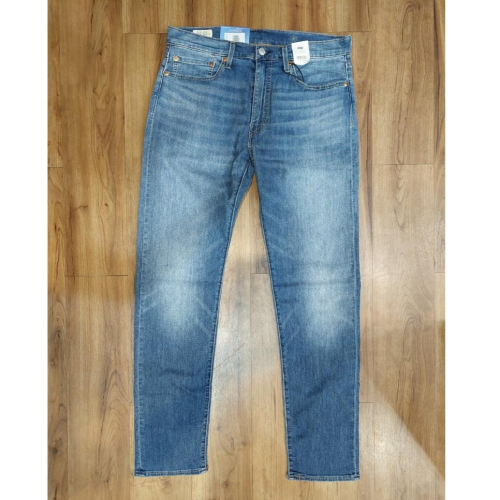 Levis 男款 502 舒適錐形窄管牛仔褲 涼感丹寧 復古灰藍水洗刷白 29507-1178?