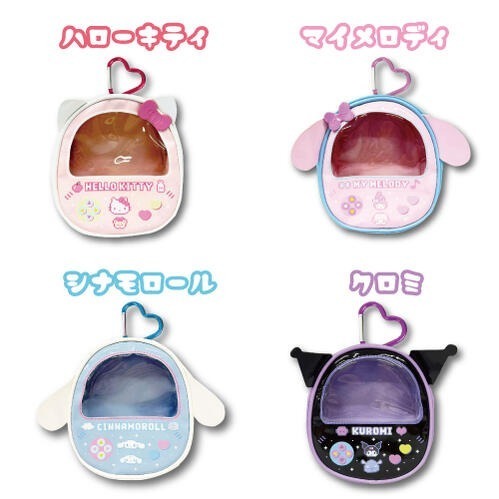 日本 三麗鷗Sanrio 電動造型透明窗掛包 Kitty/美樂蒂/大耳狗 現貨