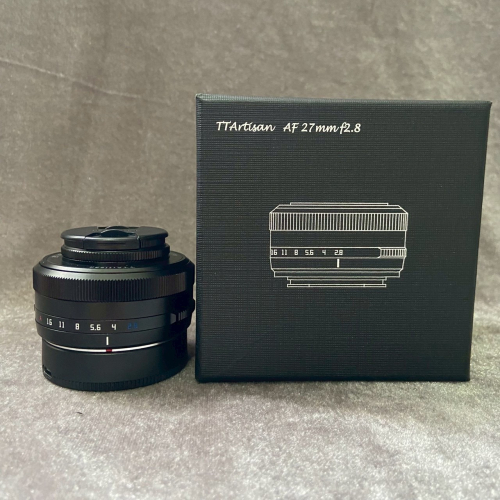 二手【銘匠 TTArtisan】AF 27mm F2.8 富士 Fujifilm 自動對焦鏡頭