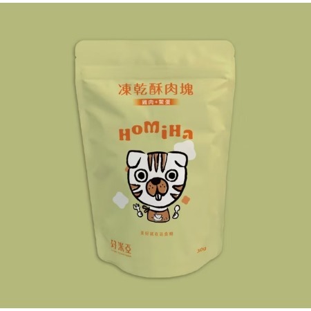 【Homiha 好米亞 】凍乾酥肉塊(雞肉+鱉蛋) 貓狗零食 貓 狗