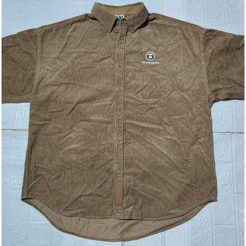 (9615) AAPE 燈芯絨 外套 胸圍130 衣長75-81