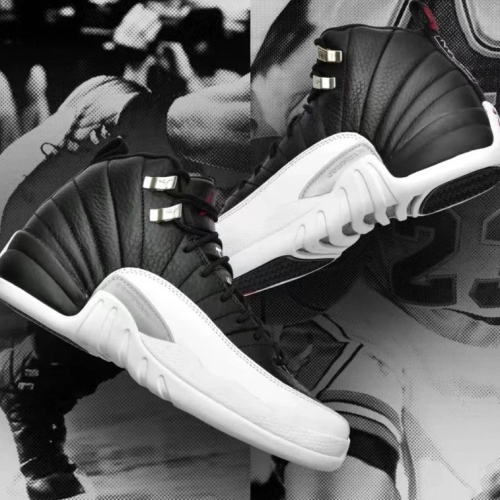 Air Jordan 12 Retro 季後賽 黑白 2022年 CT8013-006