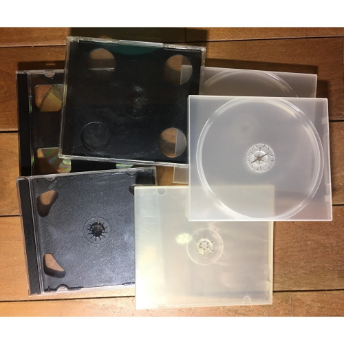 合售：雙片CD盒+單片CD盒 (標準型、薄型)