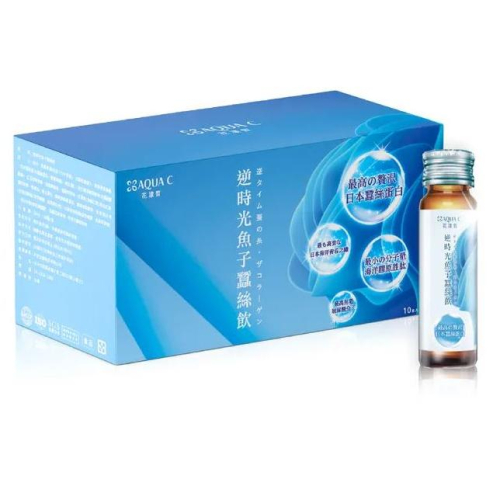 AQUA C.花漾皙 逆時光魚子蠶絲飲(10入/盒) / (14入/禮盒)