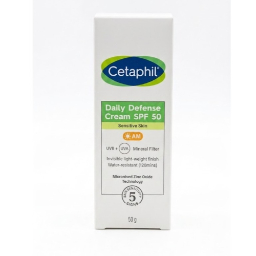 【舒特膚Cetaphil】舒特膚輕透物理低敏防曬霜/SPF50(50g)