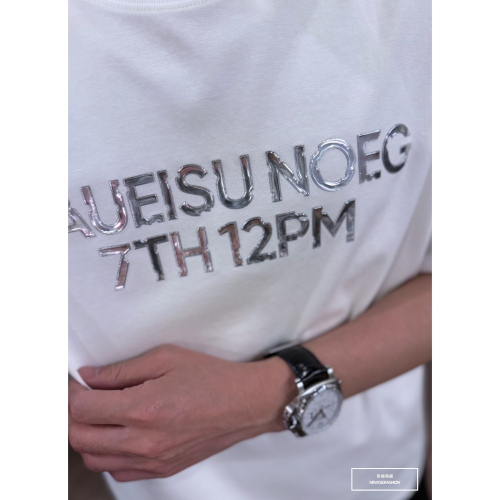 『新品上市』重磅R反光銀字短T(NOF2404N8019)-白