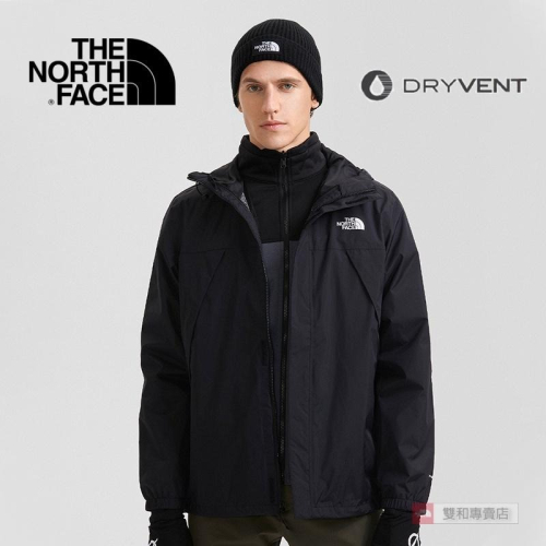 -季末出清-[雙和專賣店] THE NORTH FACE 男 DV 刷毛兩件式外套/7W7T/黑