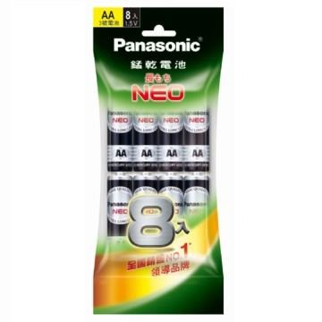 Panasonic 錳乾電池3號8入(量販包) (R6NNT/8SW)