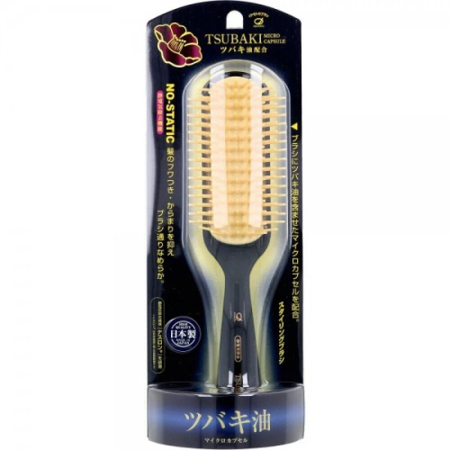 日本製椿油防靜電九排梳