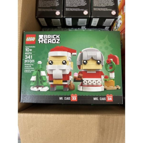 LEGO 40274 聖誕老公公v.s老婆婆