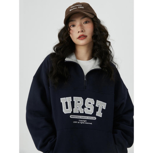 撞色翻領POLO美式大學T