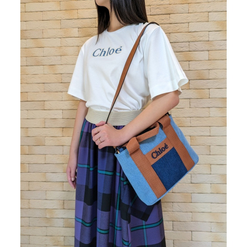 ✴Sparkle歐美精品✴ Chloe 牛仔可揹托特包 童款 現貨真品