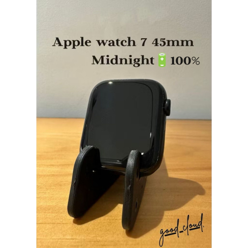 Apple Watch 7 45mm 午夜?100%│螢幕無傷│外觀狀況佳│☁️好物雲3C
