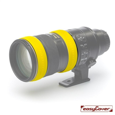 三重☆大人氣☆ 公司貨 easyCover 荷蘭魔盾 Lens Rings 鏡頭保護膠環 黃色