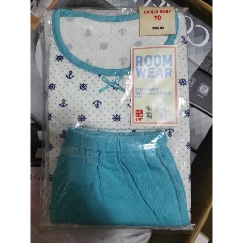 ＂全新出清＂UNIQLO BABY 短袖居家服2件組 90