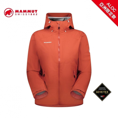 -滿3000免運- MAMMUT 長毛象 Convey Tour AF女超輕量防水外套/1010288012249/陶紅