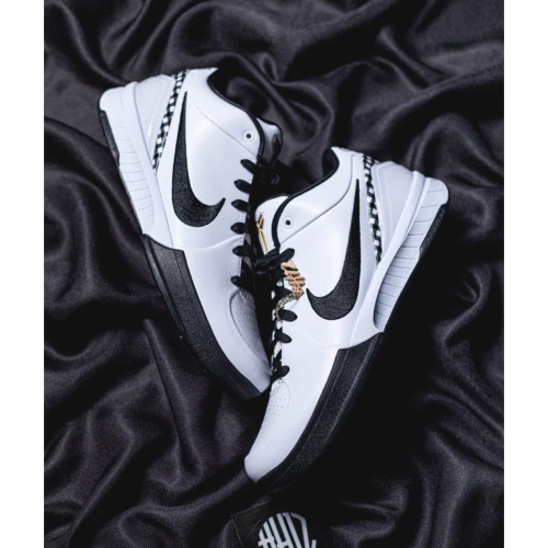H12纯原 Kobe 4 Protro Mambacita 籃球鞋 实战鞋 球鞋 男鞋 黑白 FJ9363-100