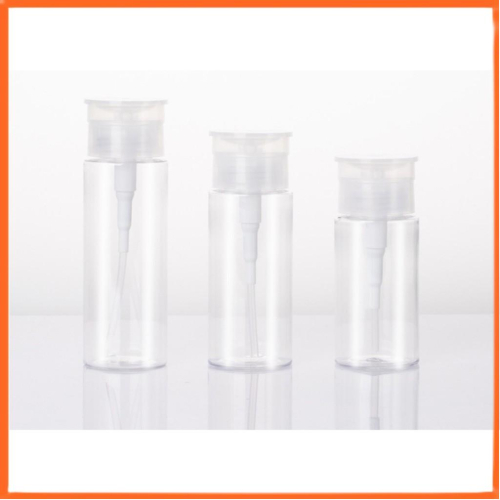 新款 按壓式卸妝水瓶 化妝水透明便攜手壓式分裝瓶300ML