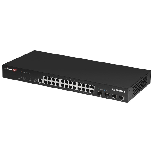 @電子街3C特賣會@全新EDIMAX 訊舟 GS-5424LX 28埠(含4埠10Gigabit SFP+傳輸埠)