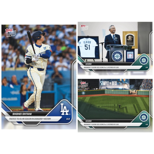 Topps Now x Ohtani & Ichiro 紀念卡