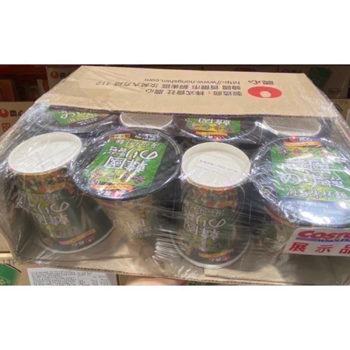 農心海苔味杯麵 65公克X12杯入-吉兒好市多COSTCO代購