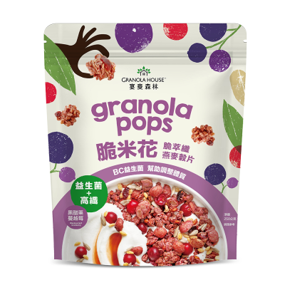 【康達盛通】宴麥森林脆米花脆萃纖燕麥穀片黑醋栗蔓越莓