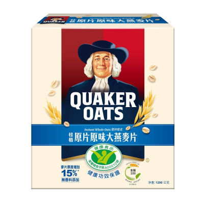 【康達盛通】桂格原片原味大燕麥片1200g