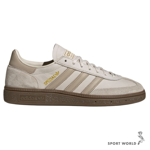 【領券再折】Adidas 休閒鞋 女鞋 麂皮 Handball Spezial 卡其【運動世界】JI2644