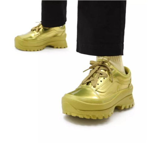 [unclev1966] Vans X COLLINA STRADA OLD SKOOL VIBRAM 黃金色 增高