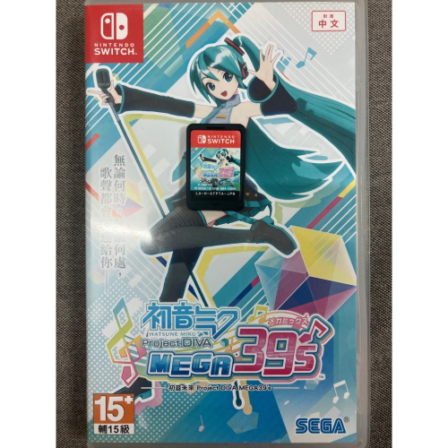 SWITCH☆二手品☆初音未來Project DIVA MEGA39＇s 中文版
