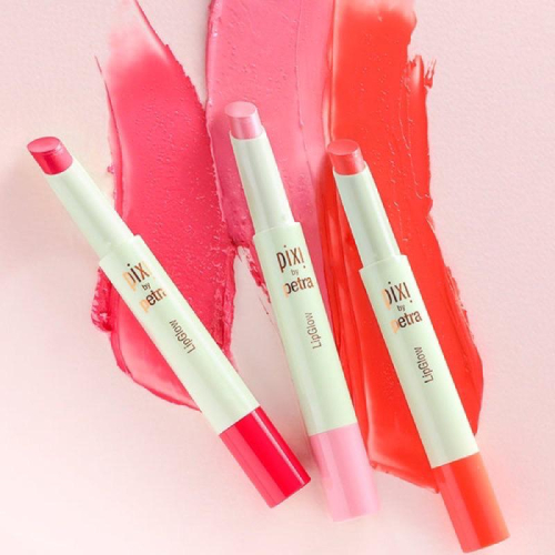 美國代購現貨??Pixi LipGlow tinted Lip Balm有色唇膏潤唇膏口紅唇筆Ruby血色感