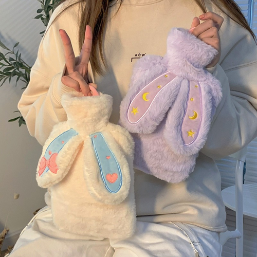 毛絨熱水袋注水隨身可愛暖手寶女生用宿舍可拆洗灌水暖水袋敷肚子