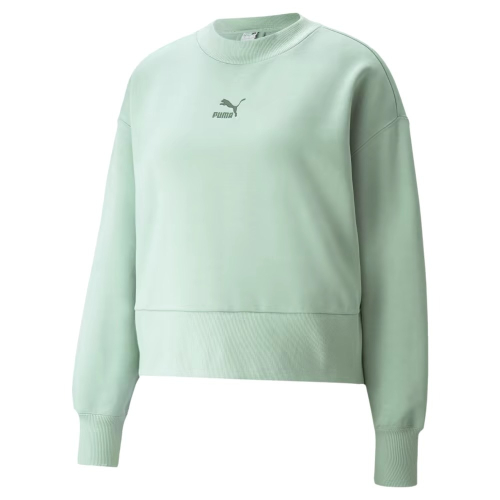 PUMA 流行系列Classics質感圓領長袖短版上衣 台灣定價2180 僅M號