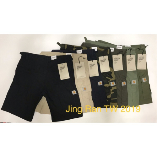 《 7/8 》台灣公司貨 24SS Carhartt WIP Aviation Short 工作 短褲 六口袋