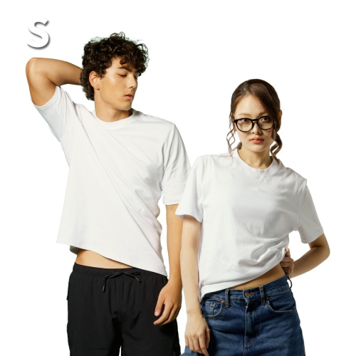 【現貨】【單件】Gelovery 100%純棉男版T恤 －『 白色S 』