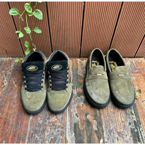 [unclev1966] Vans x BEATRICE DOMOND 聯名 麂皮 墨綠色 軍事風 工裝 百搭 滑板鞋