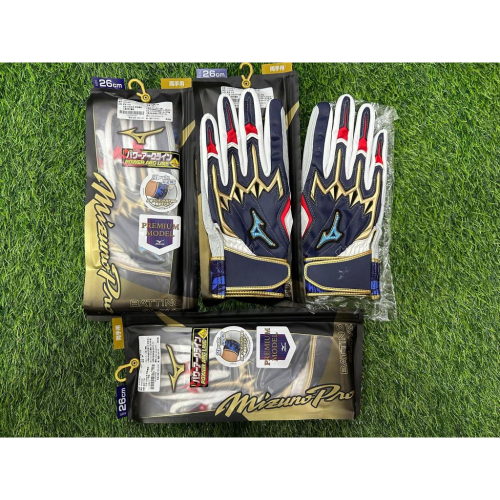 美津濃 Mizuno Pro 東奧限定 藍標 打擊手套 1EJEA09014 東京奧運藍標限定款 Mizuno 打擊手套