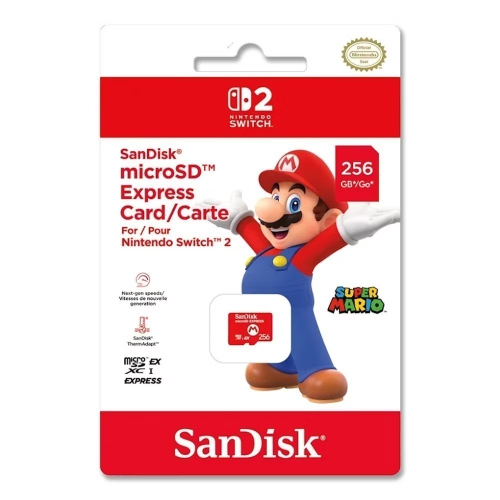 NS2 記憶卡 SanDisk Switch 2 記憶卡 microSD Express 256G NS2