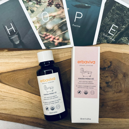 現貨【erbaviva】台灣專櫃正貨 美國USDA媽咪舒緩按摩油 120ml 專為母嬰設計的護膚產品 孕婦孕期保養品