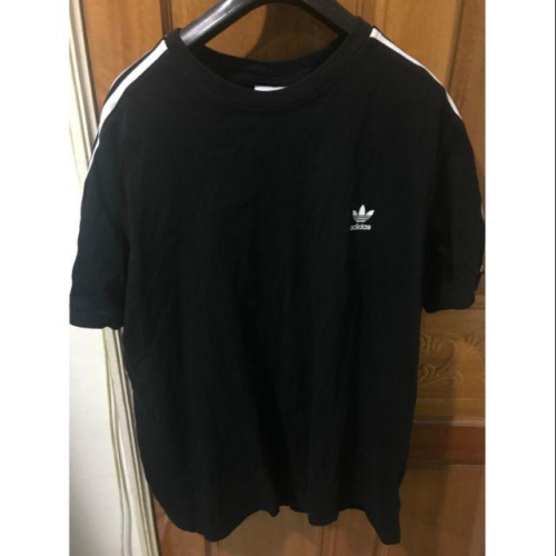 Adidas 三葉草 短袖上衣 黑 XL