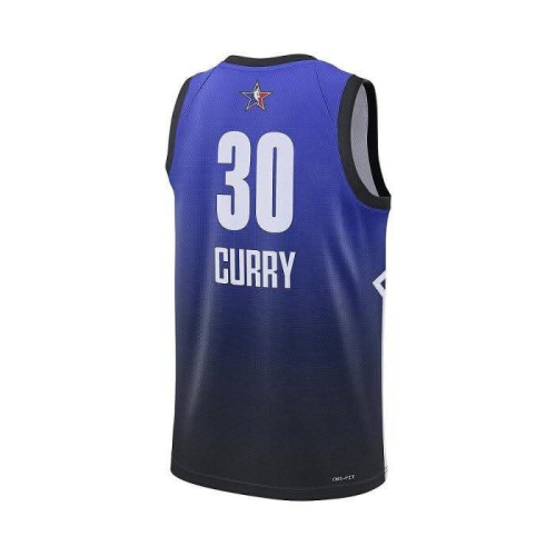 男 NIKE NBA All-Star Curry DX6326-500 藍 漸層 明星賽 球員板 球衣 40碼