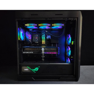 【小熊♫MOD】華碩 太陽神 ASUS ROG Strix Helios x 客戶ＤＩＹ模組線材展示分享 //